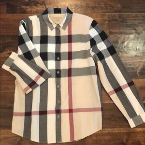 Women’s Burberry button up
